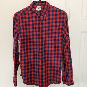 Old Navy 100% Cotton Slim Fit Casual Button Down Shirt, M